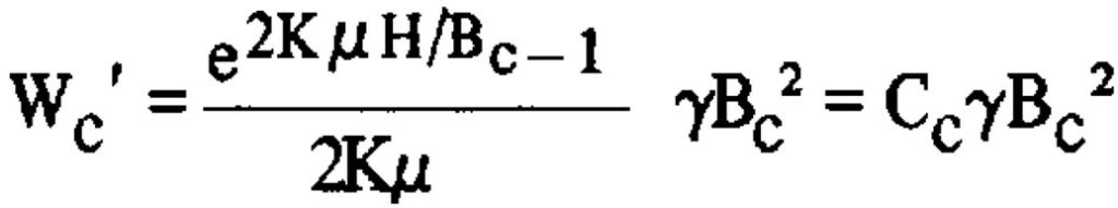 Complete Projection Condition Equation