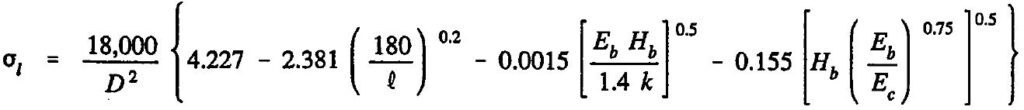 AASHTO Rigid Pavement Design Spreadsheet - Mid Slab Tensile Stress Equation1