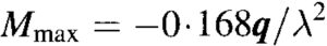 Hetenyi Method - Maximum Possible Moment Equation