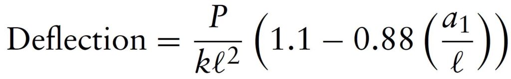 Westergaard - Corner Deflection Equation