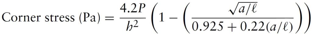 Westergaard - Corner Load Equation (Pickett)