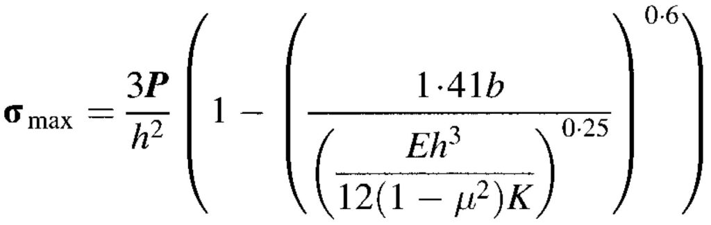 Westergaard - Corner Load Equation (Westergaard)