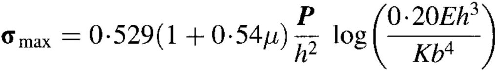 Westergaard - Edge Load Equation (Kelly)