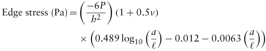 Westergaard - Edge Load Equation (Loseberg)