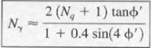 Terzaghi Bearing Capacity Factor Equations2