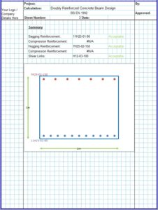 Doubly Reinforced Beam Design Excel Spreadsheet4