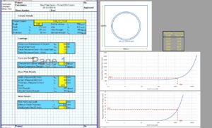 Base Plate Design Spreadsheet - Pinned CHS 1