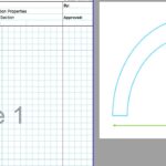 Built Up Section Properties Calculator Spreadsheet - Hollow Semi Circle