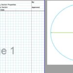 Built Up Section Properties Calculator Spreadsheet - Solid Circle