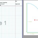 Built Up Section Properties Calculator Spreadsheet - Solid Quarter Ellipse