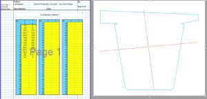 Built Up Section Properties Calculator Spreadsheet - Solid1