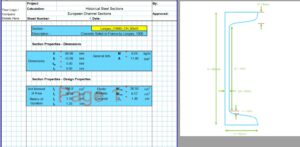 Channel Section Properties Calculator - Historical European Channels