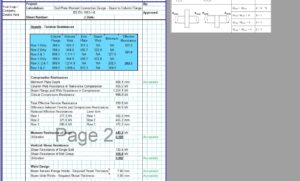End Plate Connection Design Excel - Supp Web Plates 3