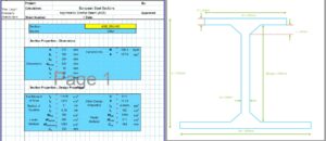 I Beam Section Properties Calculator - European ASB