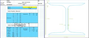 I Beam Section Properties Calculator - Indian Beams