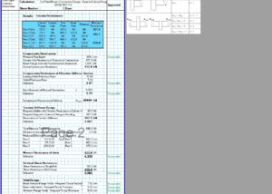 Moment Connection Design Spreadsheet - Web Combined Stiffeners 3