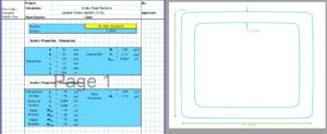 SHS Section Properties Calculator - Indian SHS