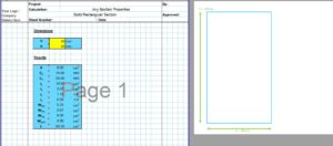 Section Modulus Calculator Rectangle - Built Up Solid Rectangle