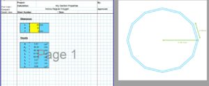 Section Modulus of Octagon Calculator - Hollow Polygon