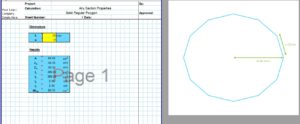 Section Modulus of Octagon Calculator - Solid Polygon