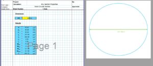 Solid Circle Moment of Inertia Calculator - Built Up Solid Circle