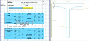 T Beam Moment of Inertia Calculator - AISC ST