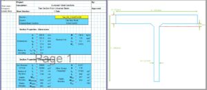 T Beam Moment of Inertia Calculator - European Tee