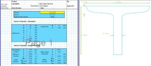 T Beam Moment of Inertia Calculator - Indian Tee