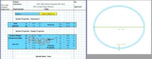 Tube Moment of Inertia Calculator - AISC HSS Circular