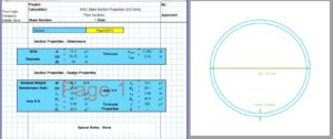 Tube Moment of Inertia Calculator - AISC Pipe