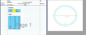 Tube Moment of Inertia Calculator - Built Up CHS