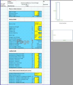 Brick Column Design Spreadsheet 03