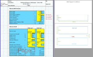 Reinforced Masonry Wall Design Spreadsheet 01