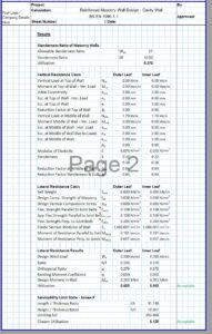 Reinforced Masonry Wall Design Spreadsheet 03