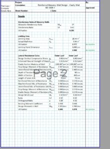 Reinforced Masonry Wall Design Spreadsheet 06