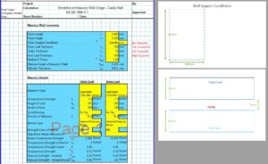 Load Bearing Wall Design Spreadsheet 01