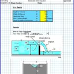0148 - V Notch Weir Calculator Spreadsheet1