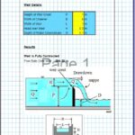 0149 - Rectangular Weir Calculator Excel Spreadsheet1